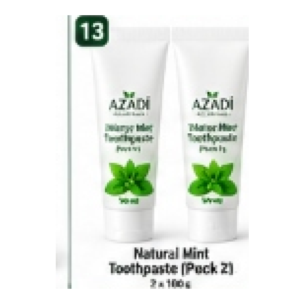 Natural Mint Toothpaste (Pack 2)